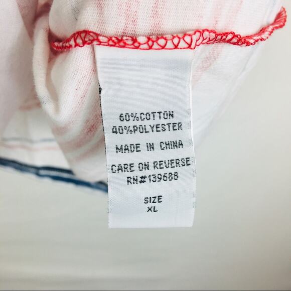 Ocean Current | Patriotic Unisex Chest Pocket Tank NWT - Picture 5 of 9